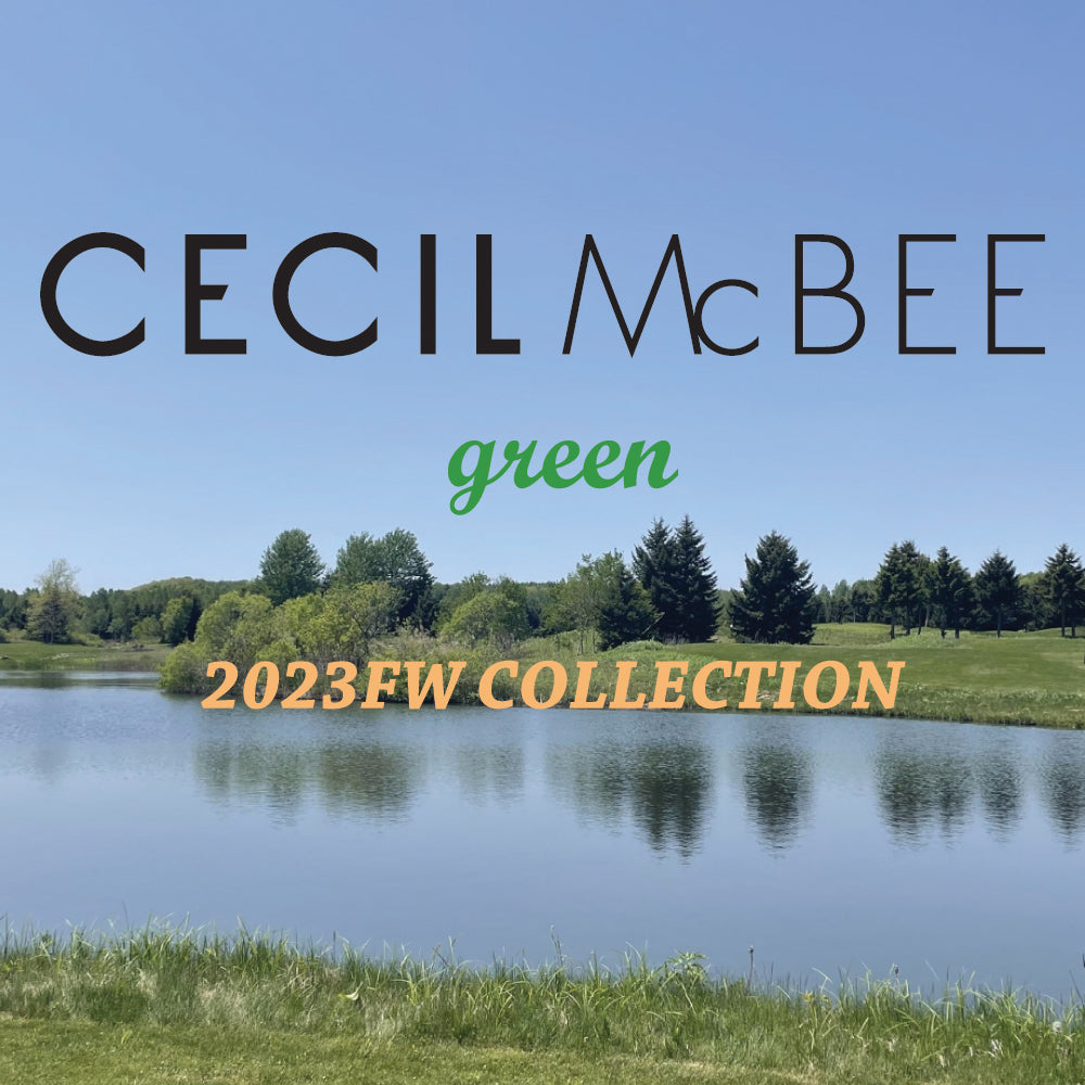 CECIL McBEE green　FW2023COLLECTION