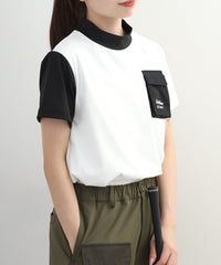 画像をギャラリービューアにロードします Outdoor Pocket Mock Neck Top
