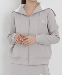 画像をギャラリービューアにロードします DOUBLE KNIT ZIP UP  	CGF26022SW

