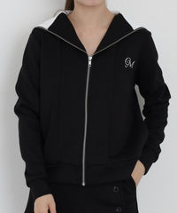 画像をギャラリービューアにロードします DOUBLE KNIT ZIP UP  	CGF26022SW

