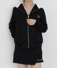画像をギャラリービューアにロードします DOUBLE KNIT ZIP UP  	CGF26022SW

