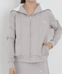 画像をギャラリービューアにロードします DOUBLE KNIT ZIP UP  	CGF26022SW
