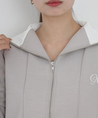 画像をギャラリービューアにロードします DOUBLE KNIT ZIP UP  	CGF26022SW
