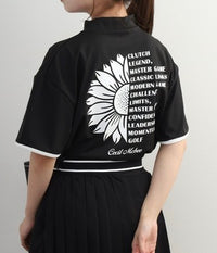 画像をギャラリービューアにロードします Oversized Print Mock Neck Top
