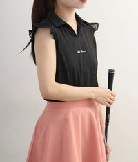 画像をギャラリービューアにロードします Sheer Skipper Blouse Polo
