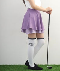 画像をギャラリービューアにロードします Two-Tier Flare Skirt
