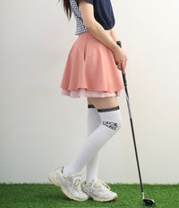 画像をギャラリービューアにロードします Two-Tier Flare Skirt
