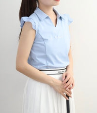 画像をギャラリービューアにロードします Sheer Skipper Blouse Polo
