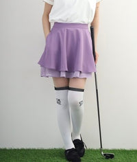 画像をギャラリービューアにロードします Two-Tier Flare Skirt
