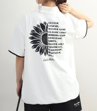 画像をギャラリービューアにロードします Oversized Print Mock Neck Top
