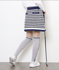 画像をギャラリービューアにロードします HOUND TOOTH　SKIRT
