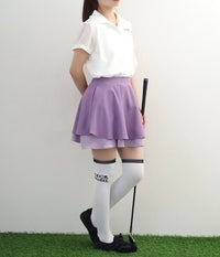 画像をギャラリービューアにロードします Two-Tier Flare Skirt
