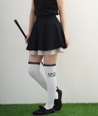 画像をギャラリービューアにロードします Two-Tier Flare Skirt
