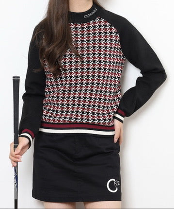 HOUND TOOTH　KNIT