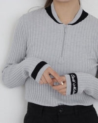 画像をギャラリービューアにロードします LINE RIB KNIT CGF26020KN
