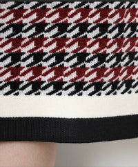 画像をギャラリービューアにロードします HOUND TOOTH　SKIRT
