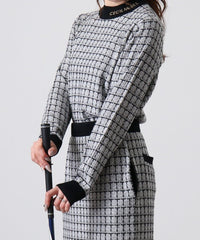 画像をギャラリービューアにロードします ツイードニットモックネック	CGF2418KN
