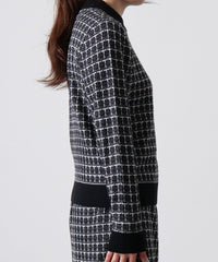 画像をギャラリービューアにロードします ツイードニットモックネック	CGF2418KN
