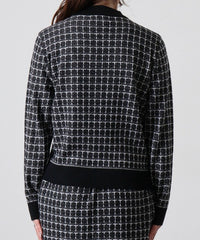 画像をギャラリービューアにロードします ツイードニットモックネック	CGF2418KN
