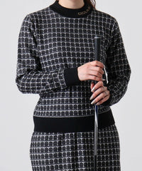 画像をギャラリービューアにロードします ツイードニットモックネック	CGF2418KN
