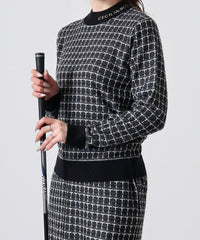 画像をギャラリービューアにロードします ツイードニットモックネック	CGF2418KN
