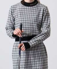 画像をギャラリービューアにロードします ツイードニットモックネック	CGF2418KN
