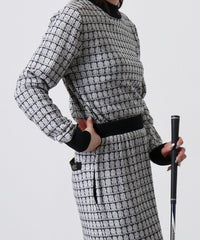 画像をギャラリービューアにロードします ツイードニットモックネック	CGF2418KN
