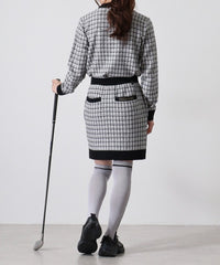 画像をギャラリービューアにロードします ツイードニットモックネック	CGF2418KN
