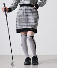 画像をギャラリービューアにロードします ツイードニットスカート　CGF2419SK
