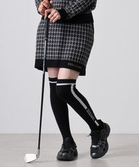 画像をギャラリービューアにロードします ツイードニットスカート　CGF2419SK
