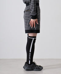 画像をギャラリービューアにロードします ツイードニットスカート　CGF2419SK
