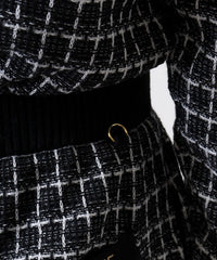 画像をギャラリービューアにロードします ツイードニットスカート　CGF2419SK
