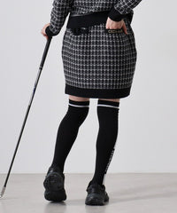 画像をギャラリービューアにロードします ツイードニットスカート　CGF2419SK
