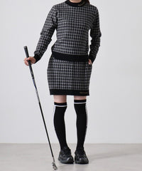 画像をギャラリービューアにロードします ツイードニットスカート　CGF2419SK
