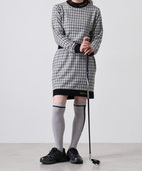 画像をギャラリービューアにロードします ツイードニットスカート　CGF2419SK
