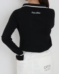 画像をギャラリービューアにロードします COLLAR LOGO KNIT	CGF26021KN
