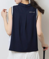 画像をギャラリービューアにロードします サイドプリーツノースリーブポロ	CGS25102NS
