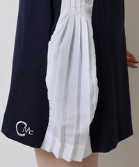 画像をギャラリービューアにロードします サイドプリーツスカート CGS25103SK
