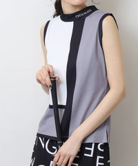 画像をギャラリービューアにロードします カラーブロックモックネック	CGS25104NS
