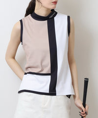 画像をギャラリービューアにロードします カラーブロックモックネック	CGS25104NS
