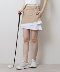 画像をギャラリービューアにロードします カラーブロックスカート　CGS25105SK
