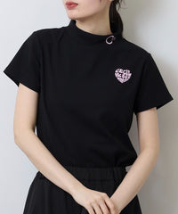 画像をギャラリービューアにロードします ハートモチーフモックネック	CGS25110TE
