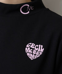 画像をギャラリービューアにロードします ハートモチーフモックネック	CGS25110TE
