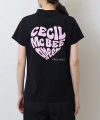 画像をギャラリービューアにロードします ハートモチーフモックネック	CGS25110TE
