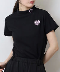 画像をギャラリービューアにロードします ハートモチーフモックネック	CGS25110TE
