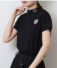 画像をギャラリービューアにロードします ハートモチーフモックネック	CGS25110TE
