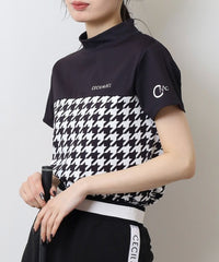 画像をギャラリービューアにロードします ハウンドトゥース切り替えモックネック	CGS25112TE
