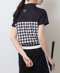 画像をギャラリービューアにロードします ハウンドトゥース切り替えモックネック	CGS25112TE
