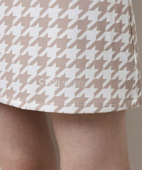 画像をギャラリービューアにロードします ハウンドトゥースオーバーオールスカート	CGS25113SK
