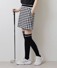 画像をギャラリービューアにロードします ハウンドトゥースオーバーオールスカート	CGS25113SK
